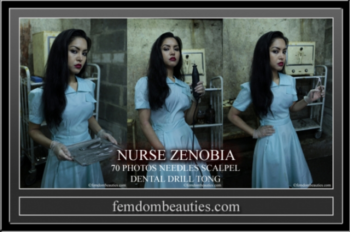 ZENOBIA NURSE NEEDLES SCALPEL DENTAL DRILL TONG